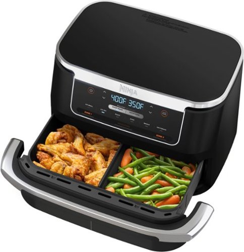 Foodi DualZone FlexBasket Air Fryer with 7-qt MegaZone - Black