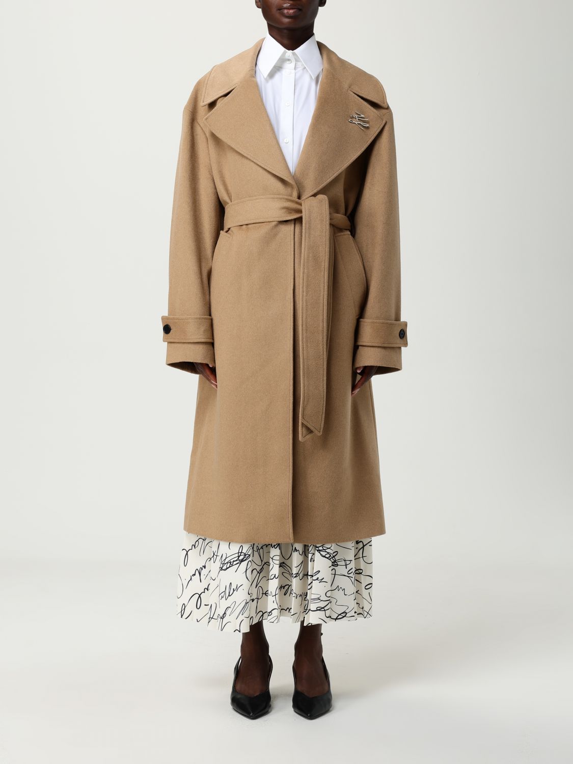 Coat Woman color Camel
