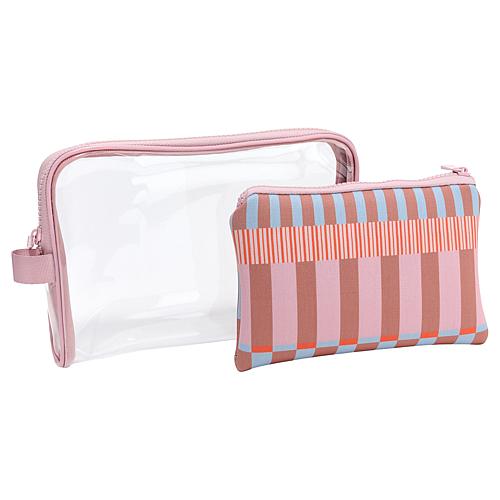 My Tag Alongs 2pc Clear Pouch Set