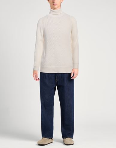 Paolo Pecora Man Turtleneck Off white Size S Wool, Polyacrylic