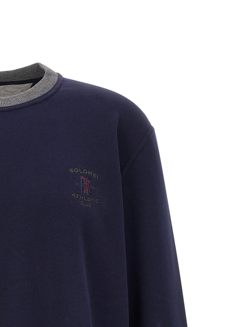 Navy Blue Relaxed Sweatshirt