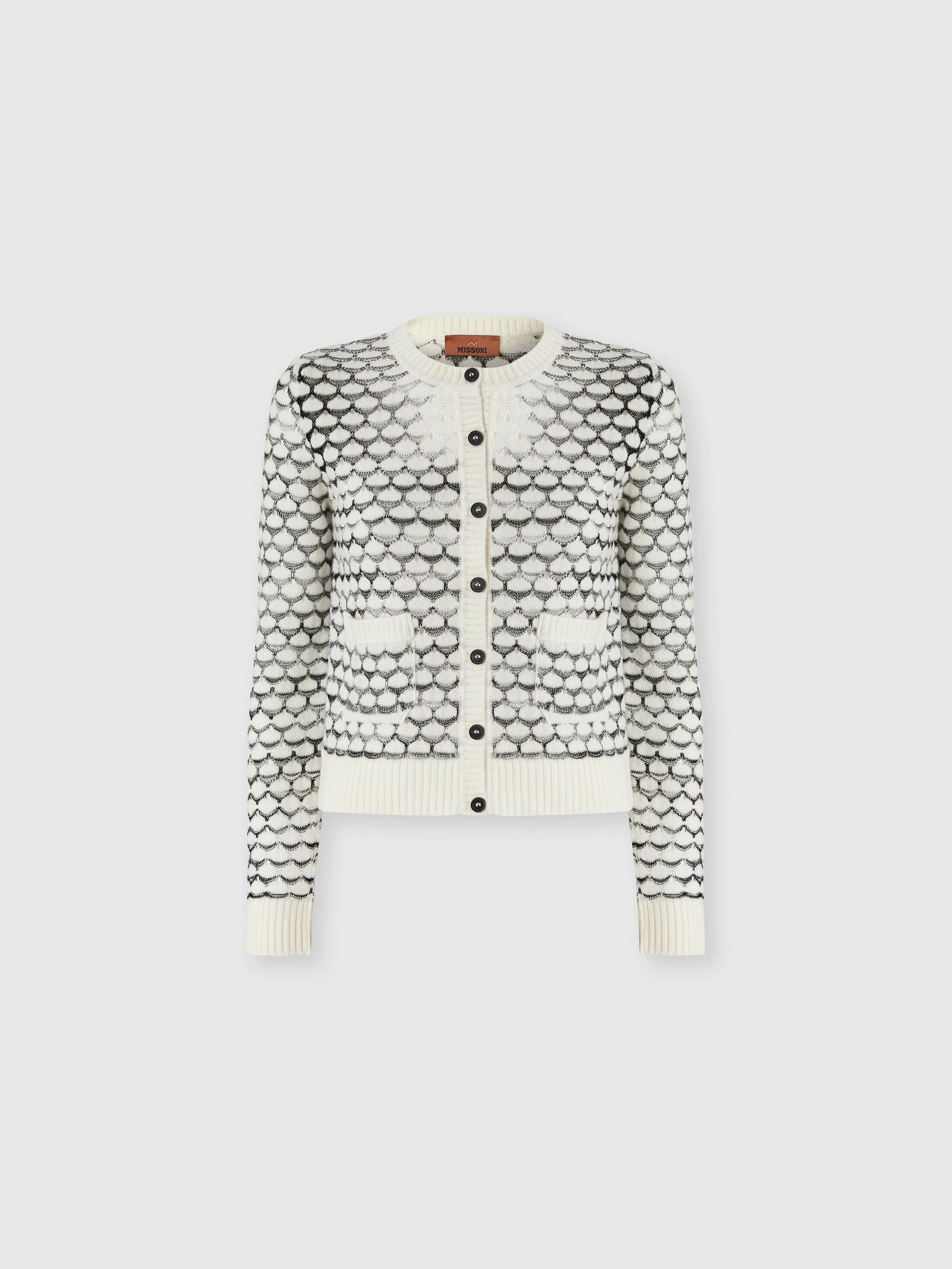 Missoni - Cashmere and Viscose Cardigan with Contrast Trim, Women, Green& Brown