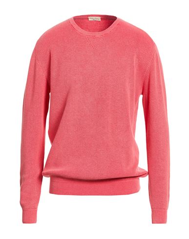 Man Sweater Coral Size 44 Cotton
