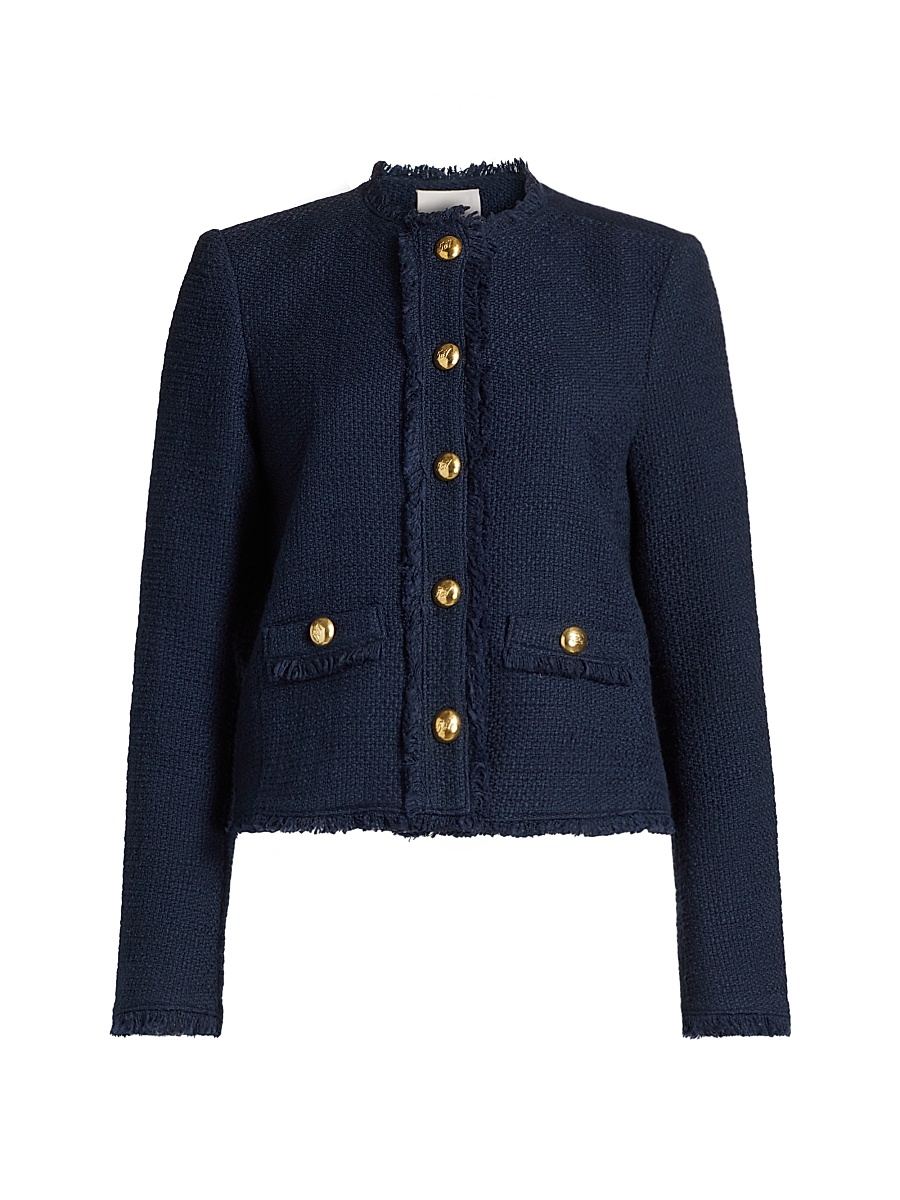 Women's Christie Cotton Tweed Jacket - Navy