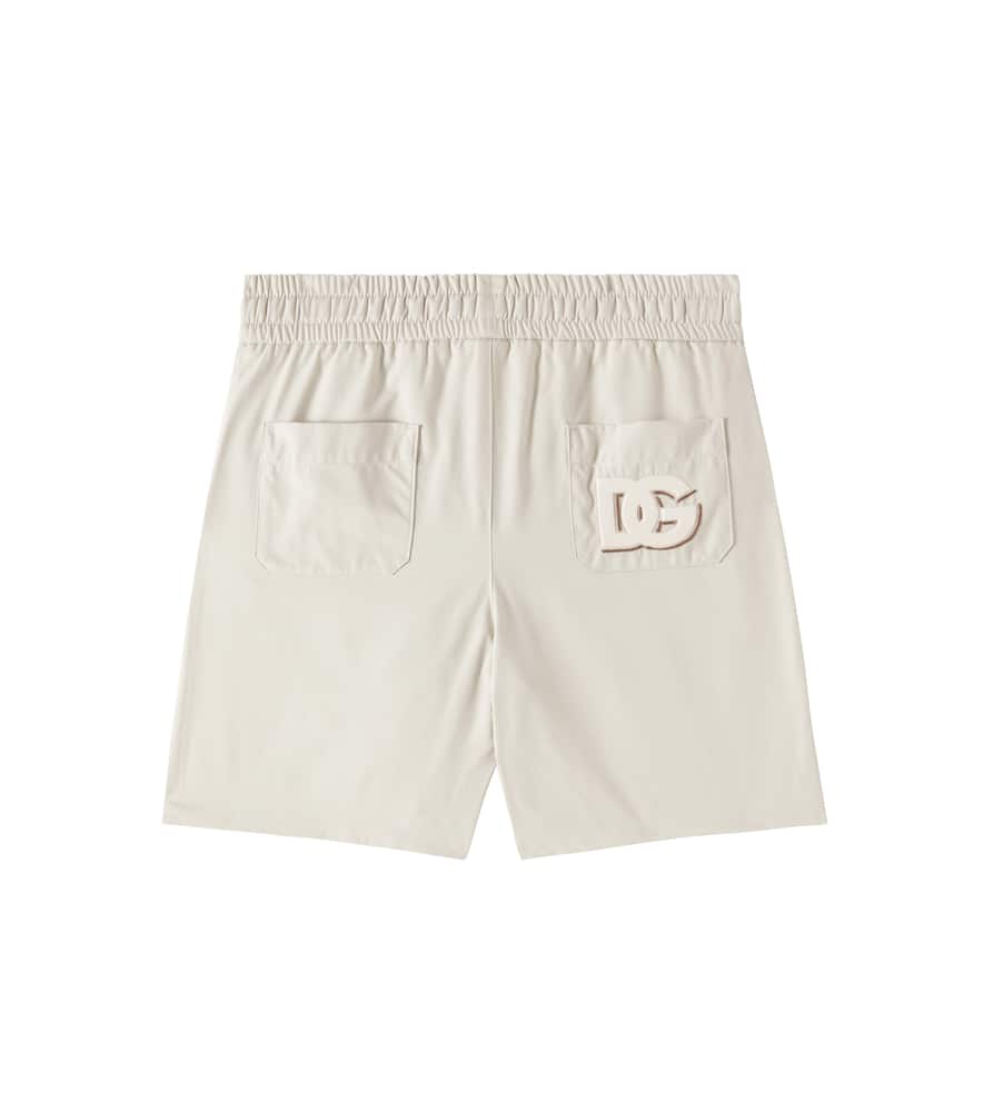 Dolce & Gabbana Kids Cotton-blend gabardine shorts