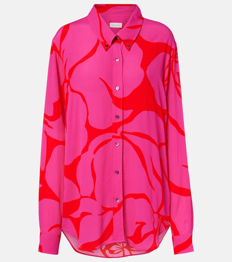 Floral oversized shirt