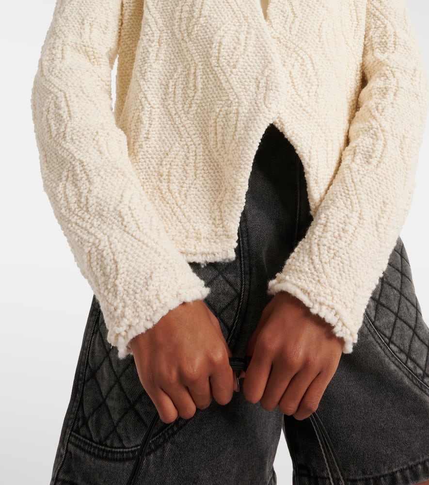 Loyana wool-blend jacket
