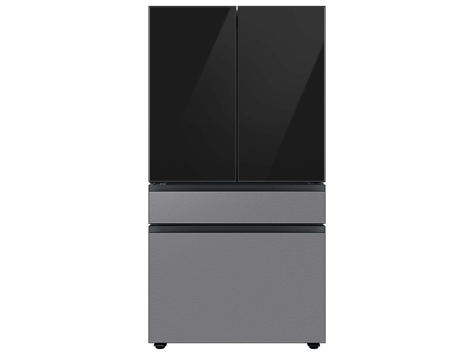 Bespoke 4-Door French Door Refrigerator Panel in Stainless Steel - Middle Panel(RA-F36DMMQL/AA)