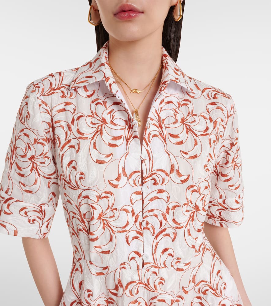 San Pietro printed shirt dress