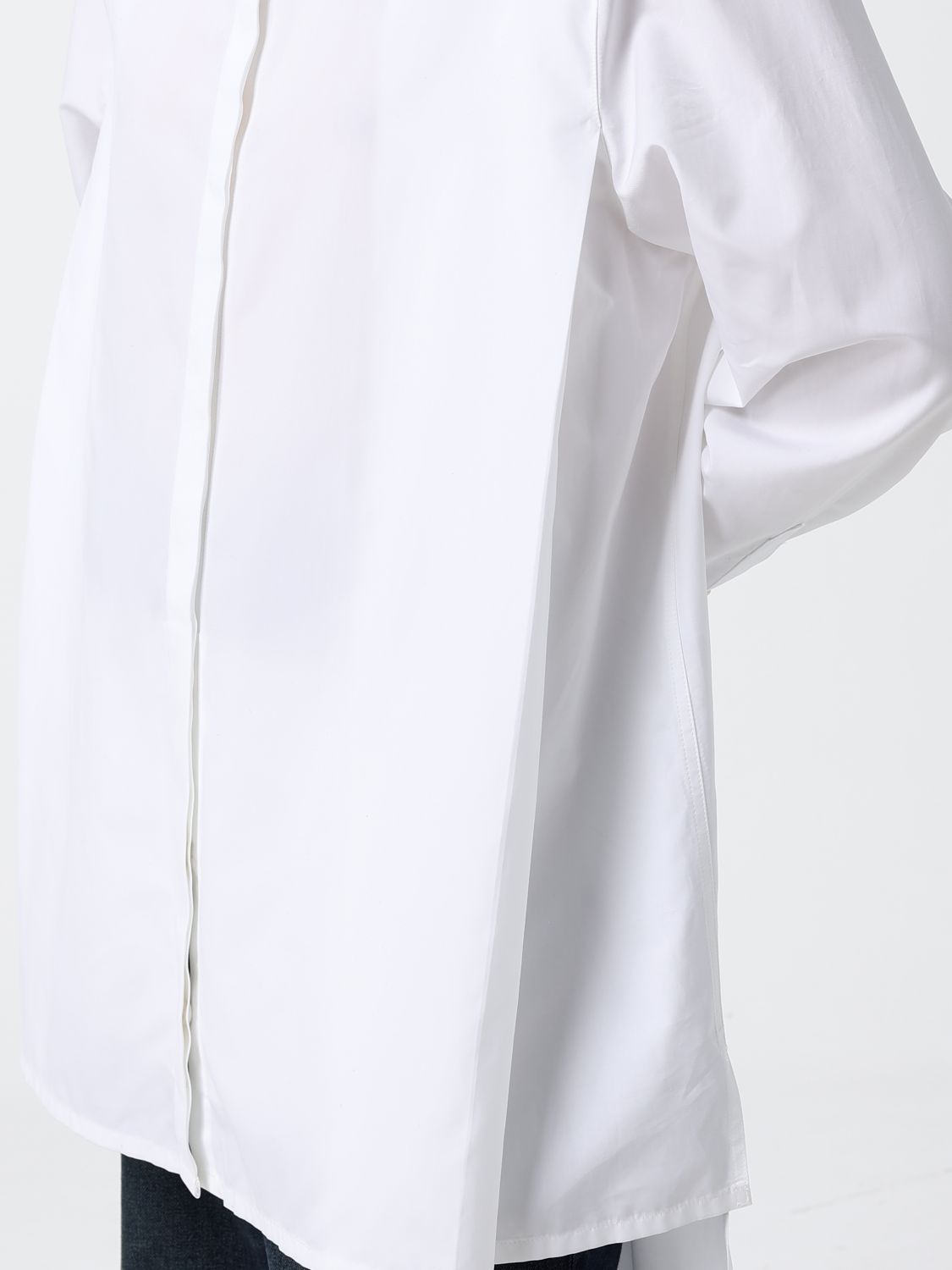 ALAÏA ALAΪA Asymmetric Shirt in White