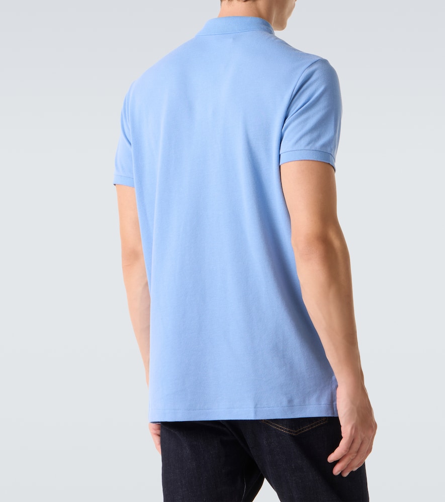 Cotton piqué polo shirt