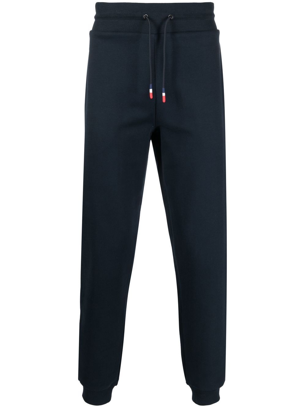 Drawstring-waist cotton track-pants - Black