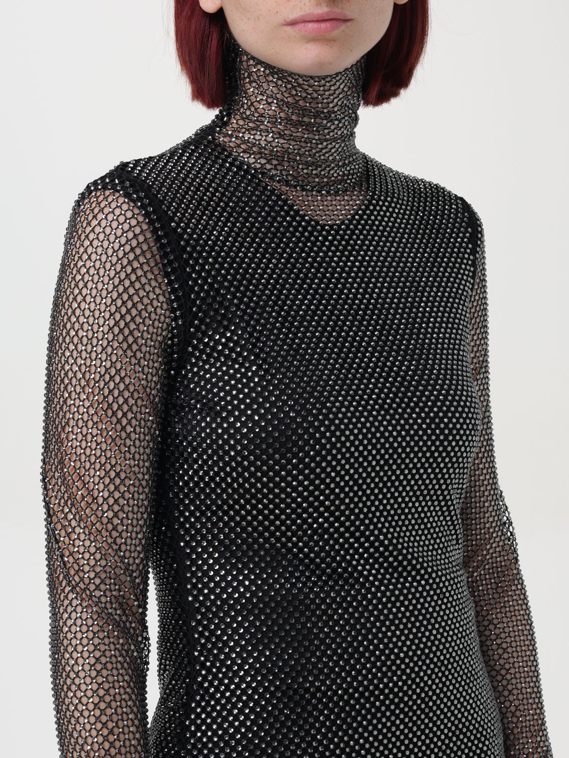 Top Woman color Black