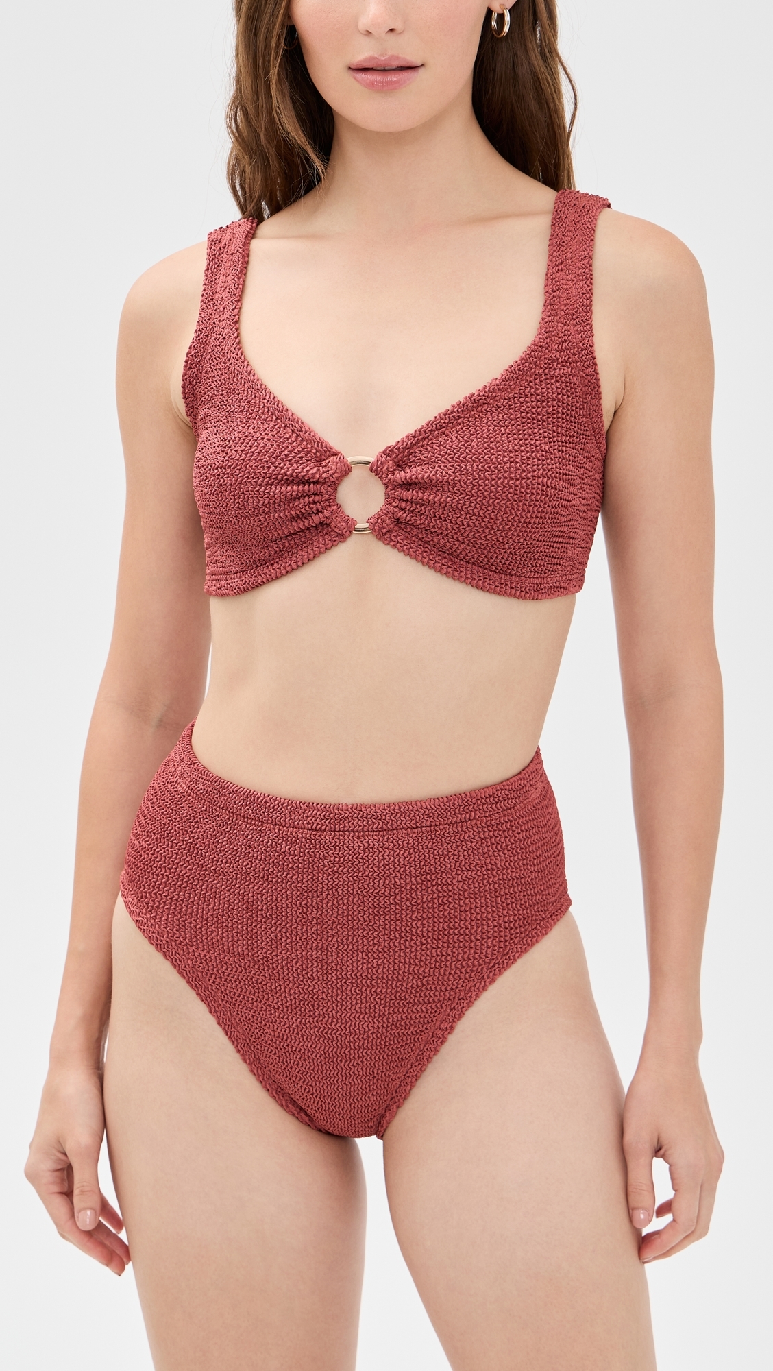 Women's Bikini Set METALLIC ROSEWOOD One Size