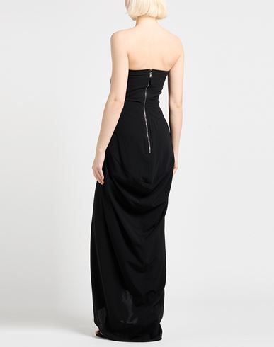 Woman Maxi dress Black Size 4 Wool