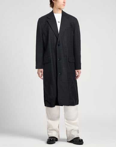 Man Coat Black Size 36 Virgin Wool