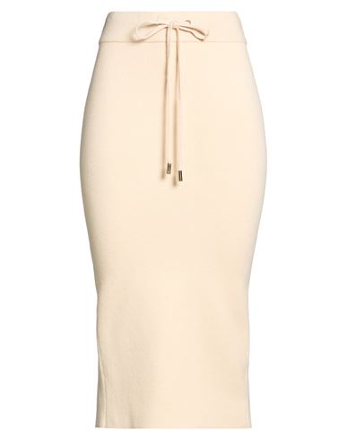 Woman Midi skirt Ivory Size M Viscose, Polyester, Nylon