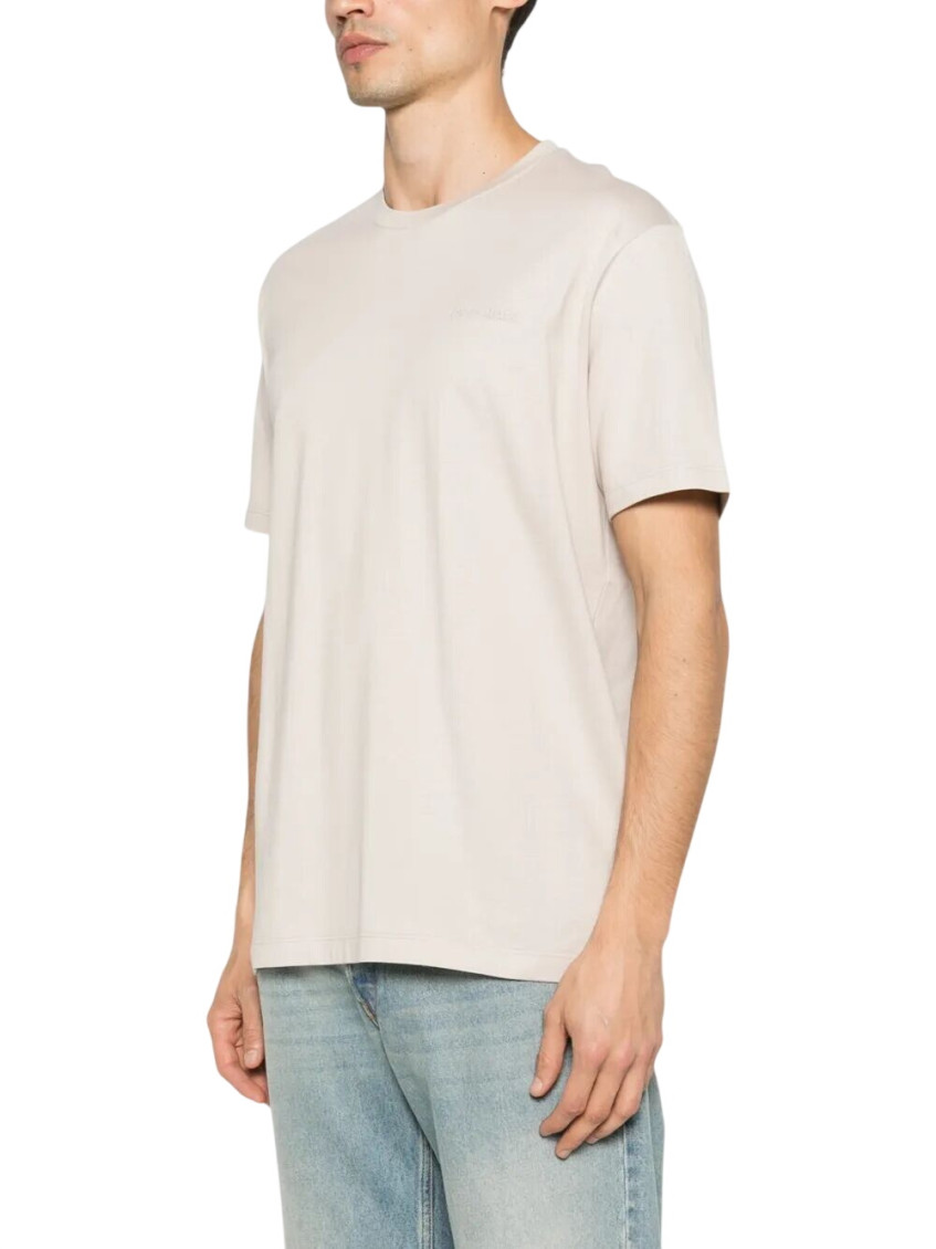 Beige Crew Neck T-Shirts