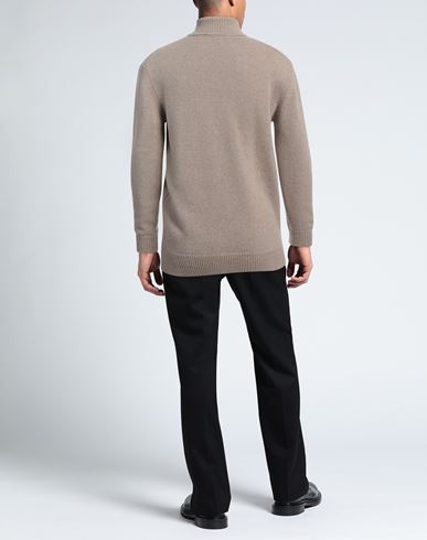 Man Turtleneck Beige Size XL Cashmere