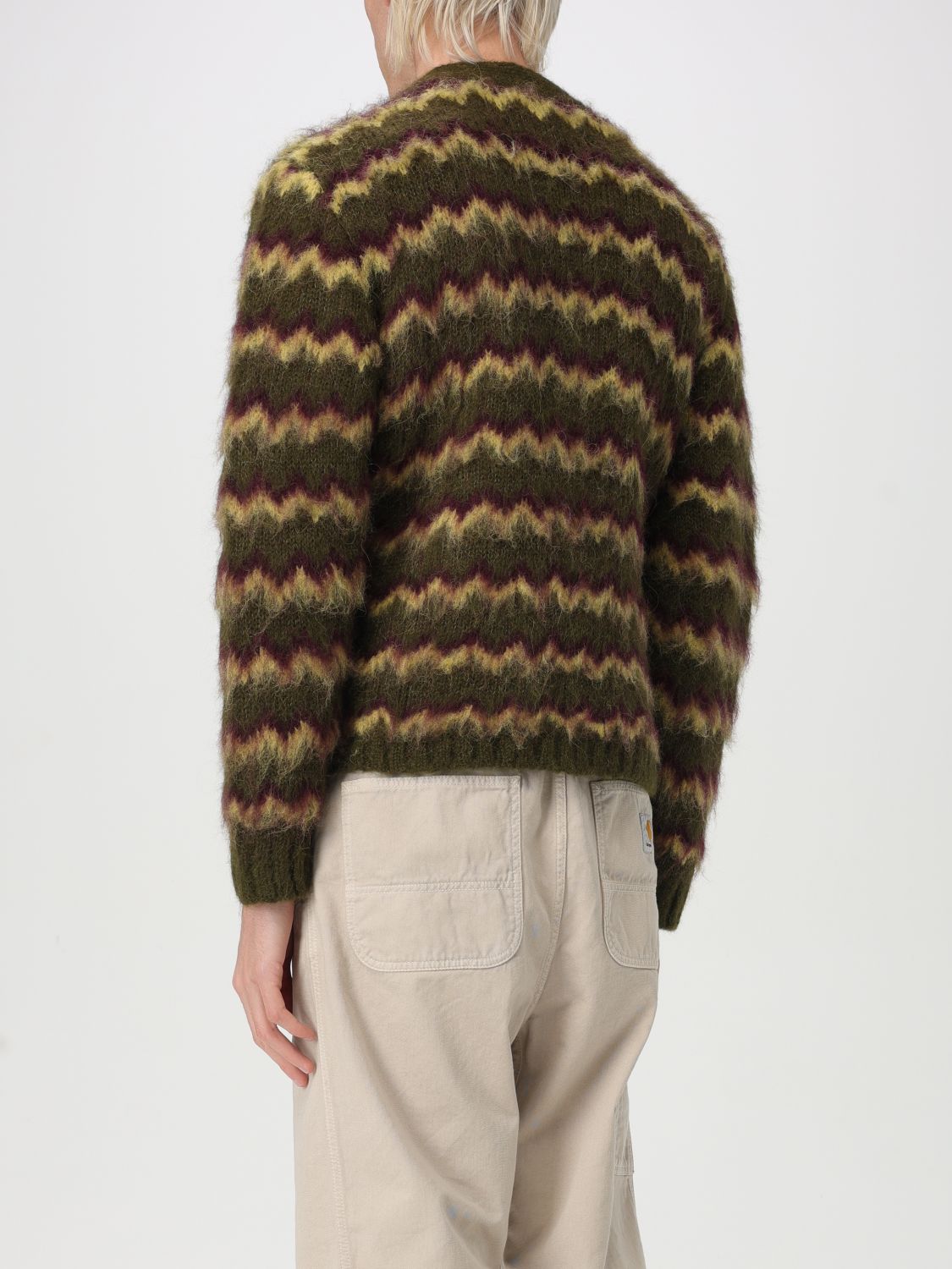 Cardigan Men color Green