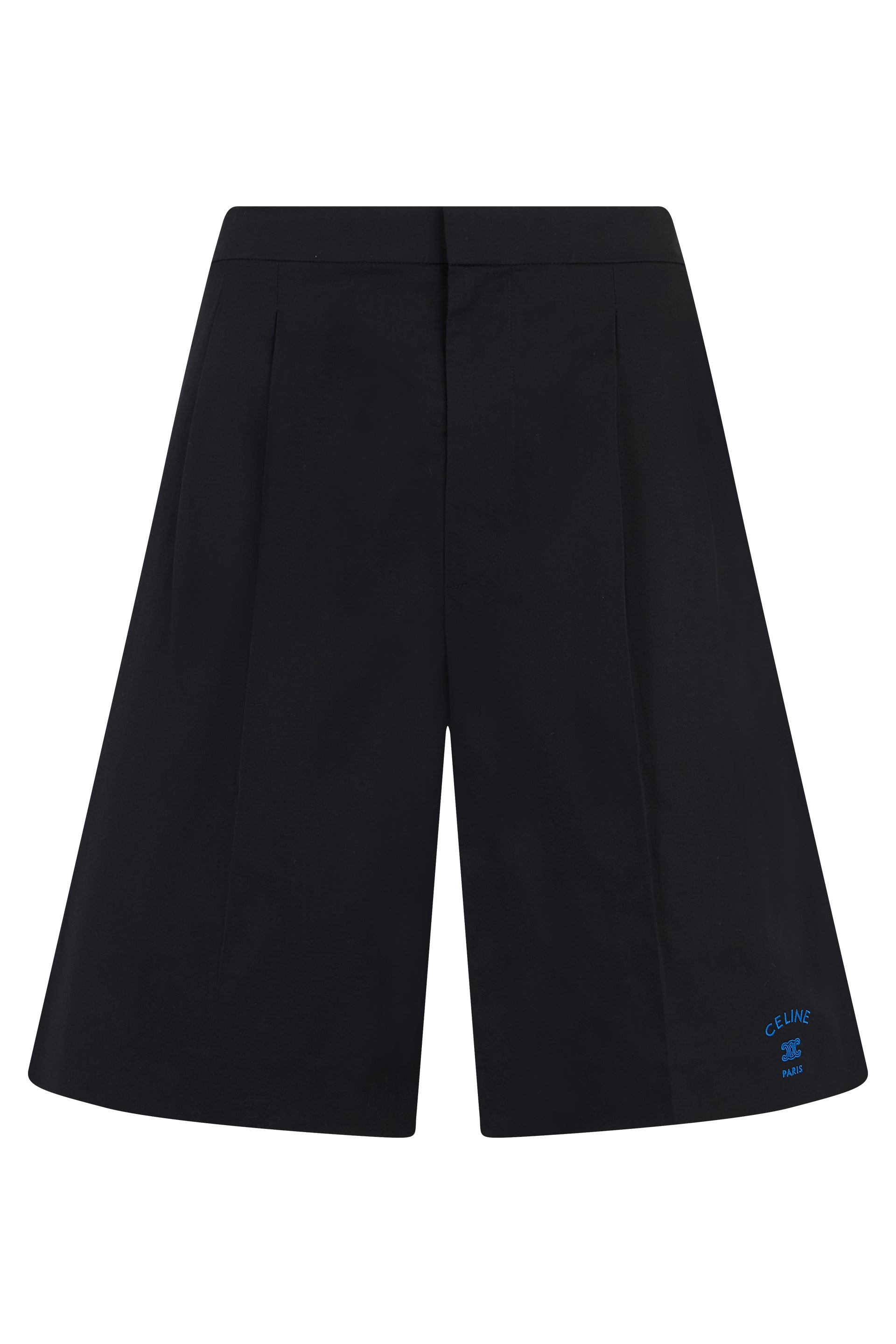 Wide Silhouette Shorts in Linen and Cotton