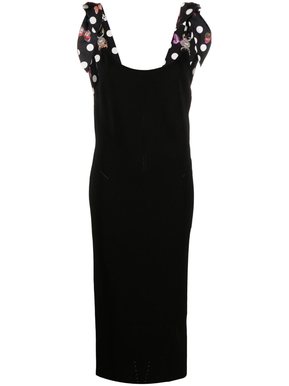 Butterflies Medusa '95 midi dress - Black