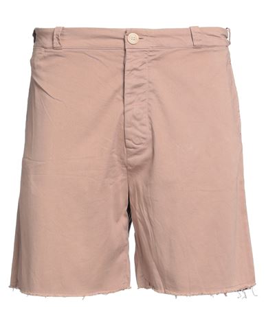 Man Shorts & Bermuda Shorts Light brown Size 31 Cotton