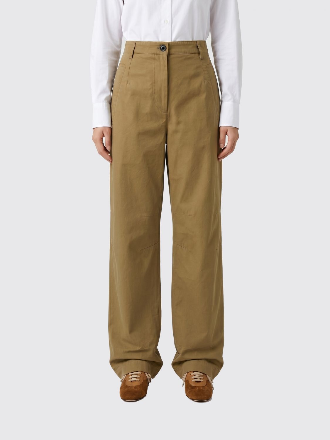 Pants Woman color Beige