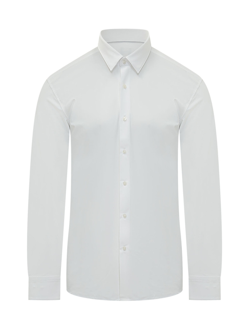 White Regular Solid Shirt