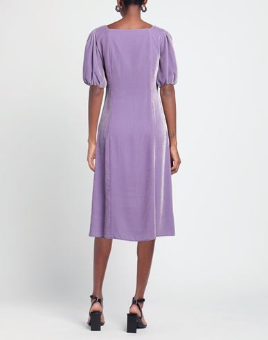 Woman Midi dress Mauve Size 6 Viscose, Silk