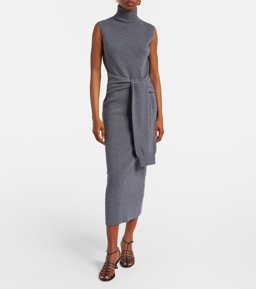 Róhe Layered wool and cashmere-blend maxi dress
