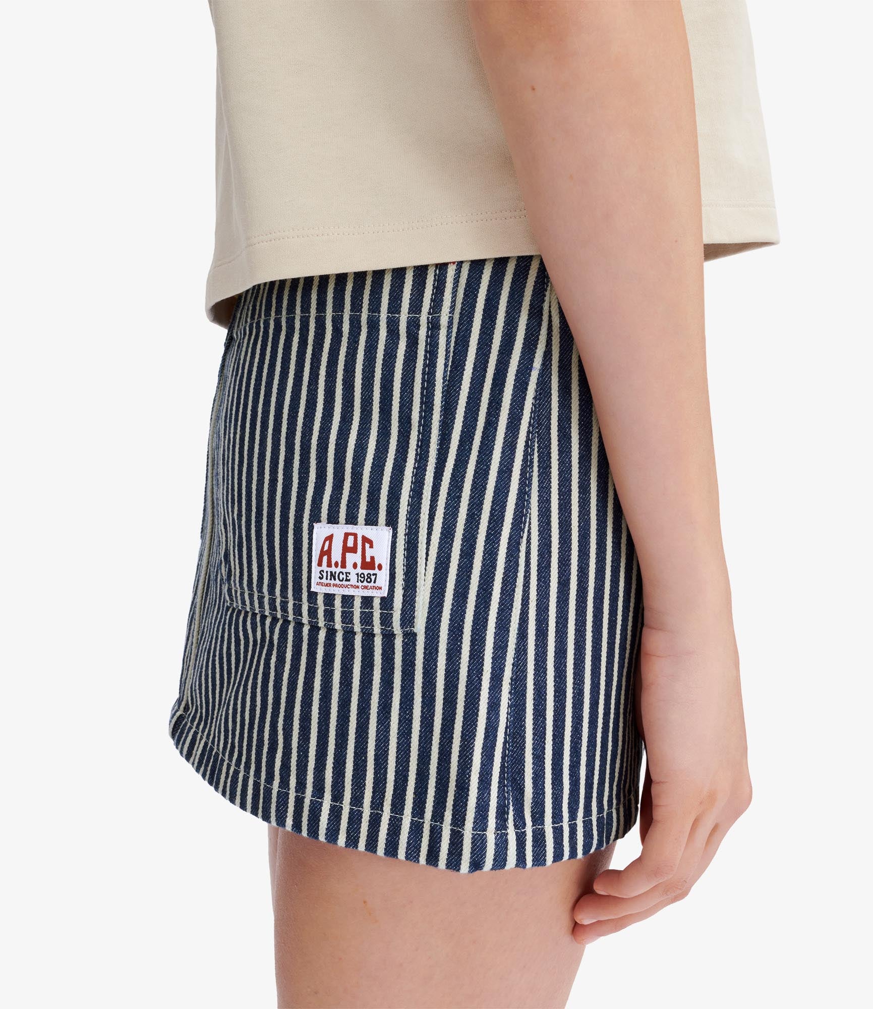 Elga skirt TIC - Blue/white