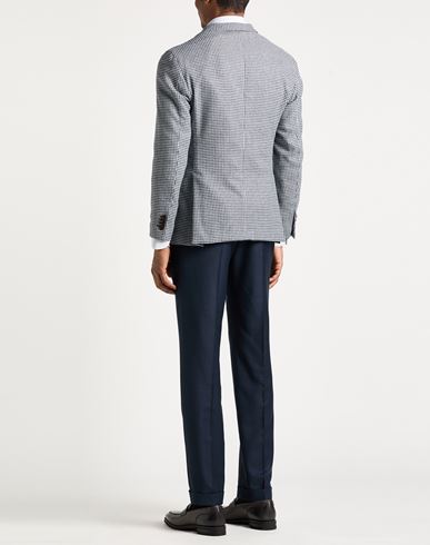 Man Blazer Navy Size 40 Wool, Polyester, Polyamide