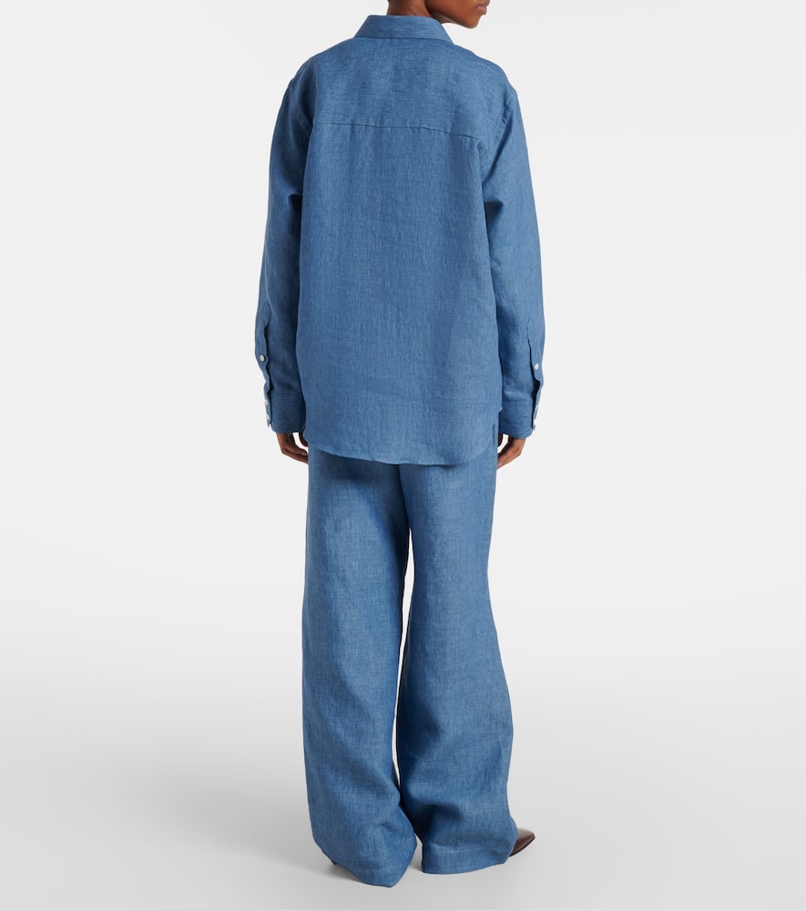 Róhe Linen wide-leg pants