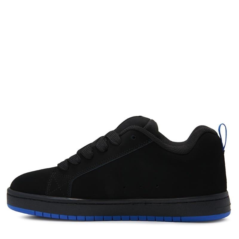 Men's Court Graffik Skate Shoes (Black/Blue)