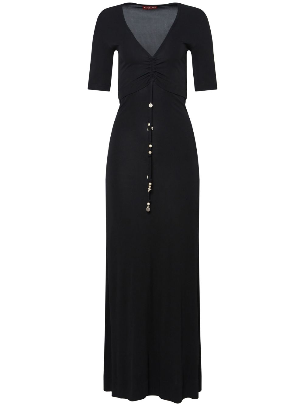 Panya short-sleeve dress - Black