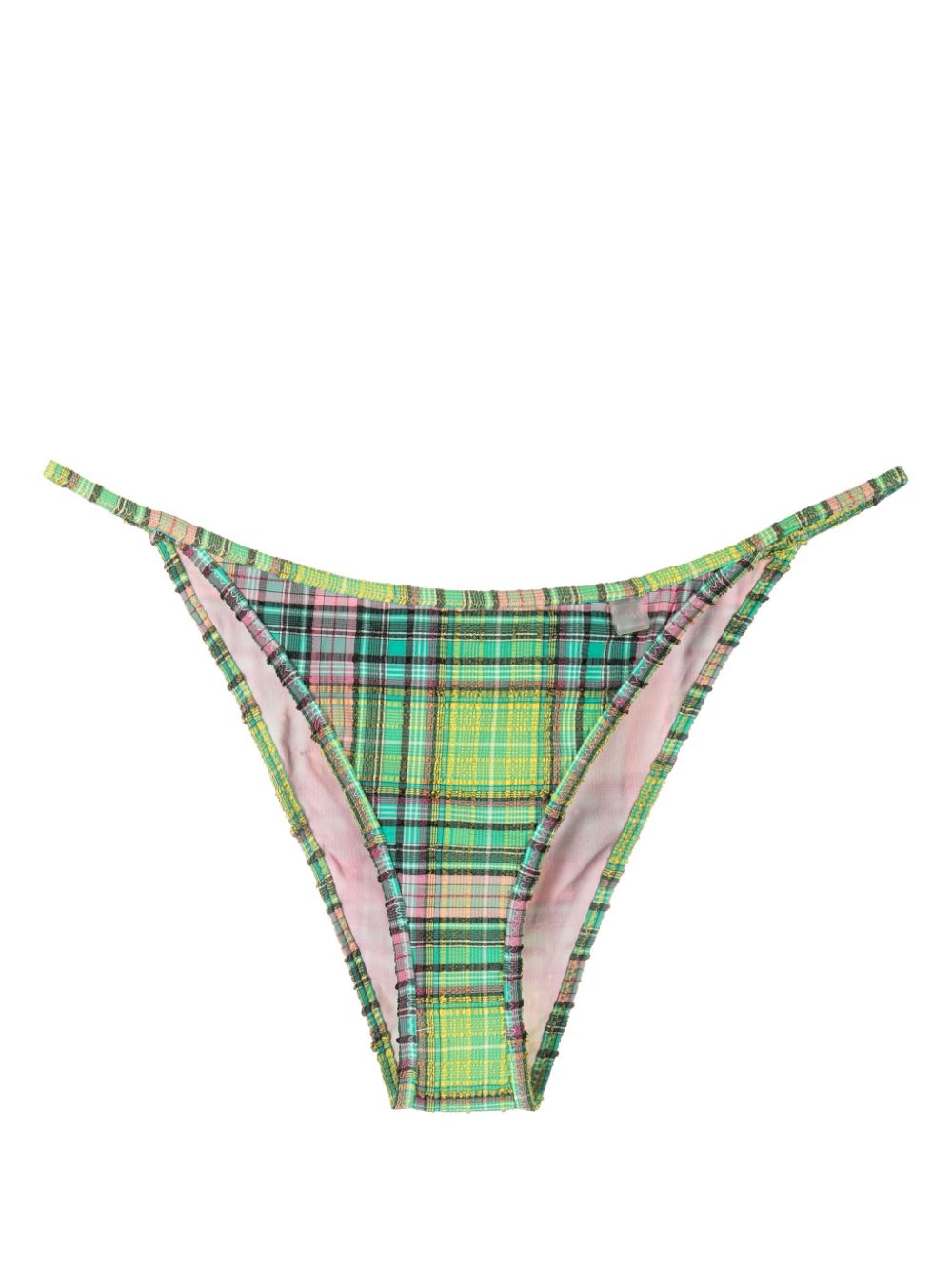 Checked bikini bottoms - Green