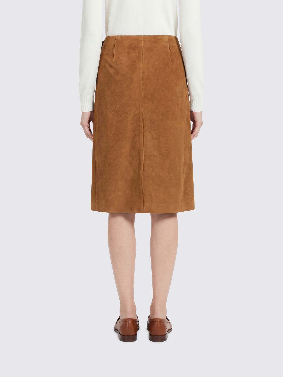 Skirt Woman color Brown