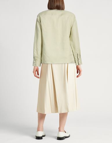 Woman Shirt Light green Size 6 Linen
