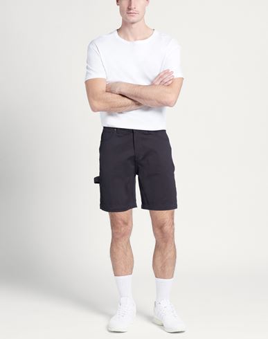 Man Shorts & Bermuda Shorts Navy Size 30 Cotton, Elastane