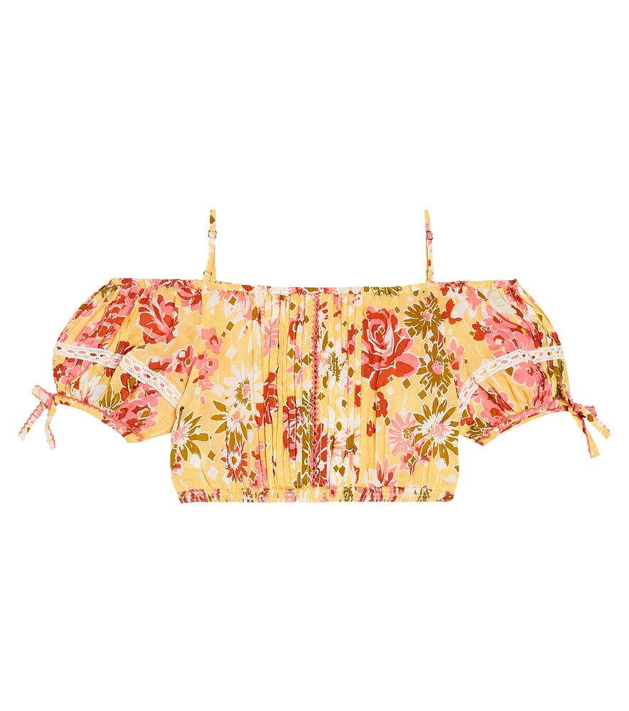 Bonny floral off-shoulder top