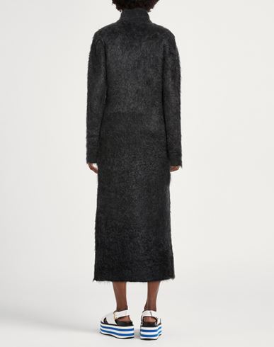Woman Maxi dress Gunmetal Size S Superkid mohair, Polyamide, Elastane