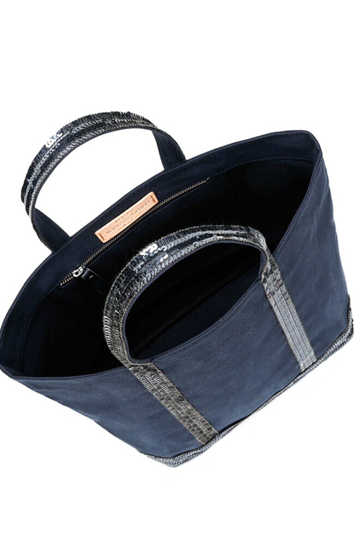 Canvas and Sequins M Cabas Tote