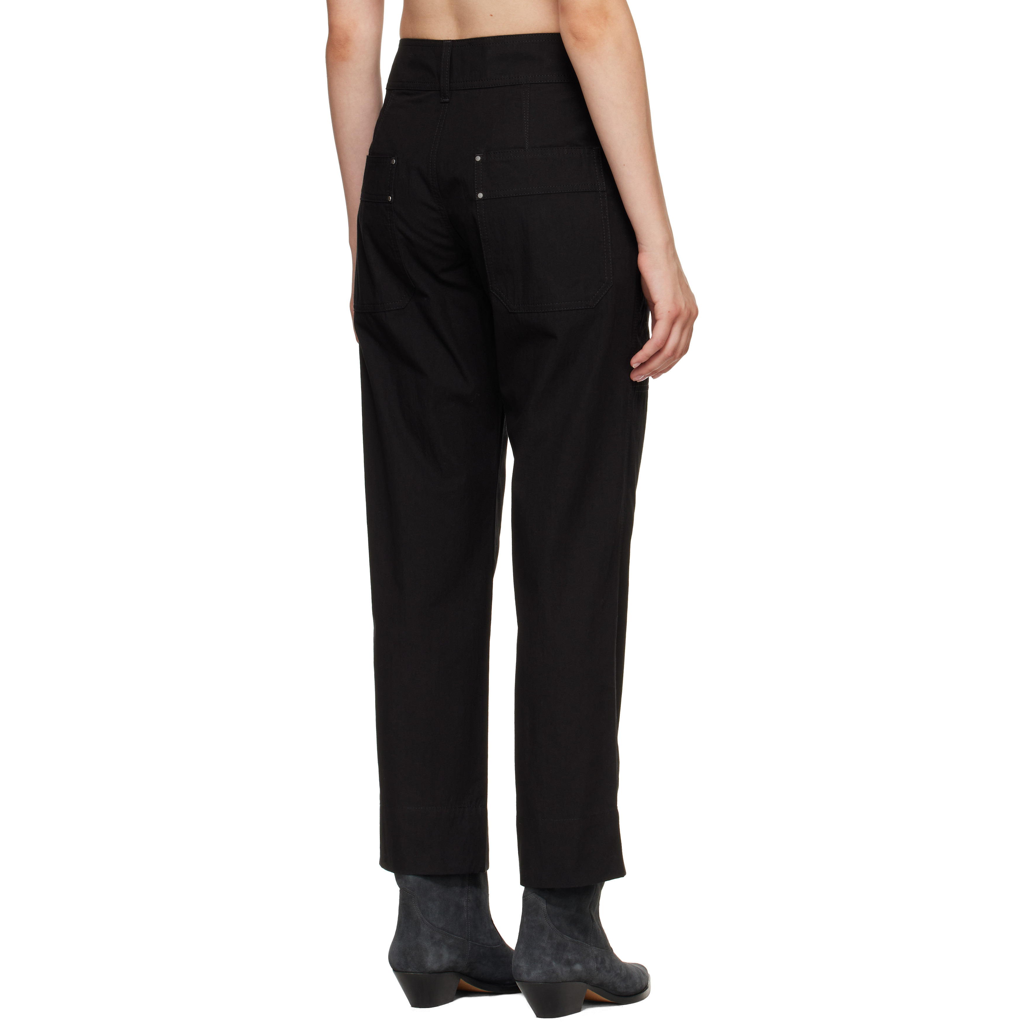 Black Amandine Trousers