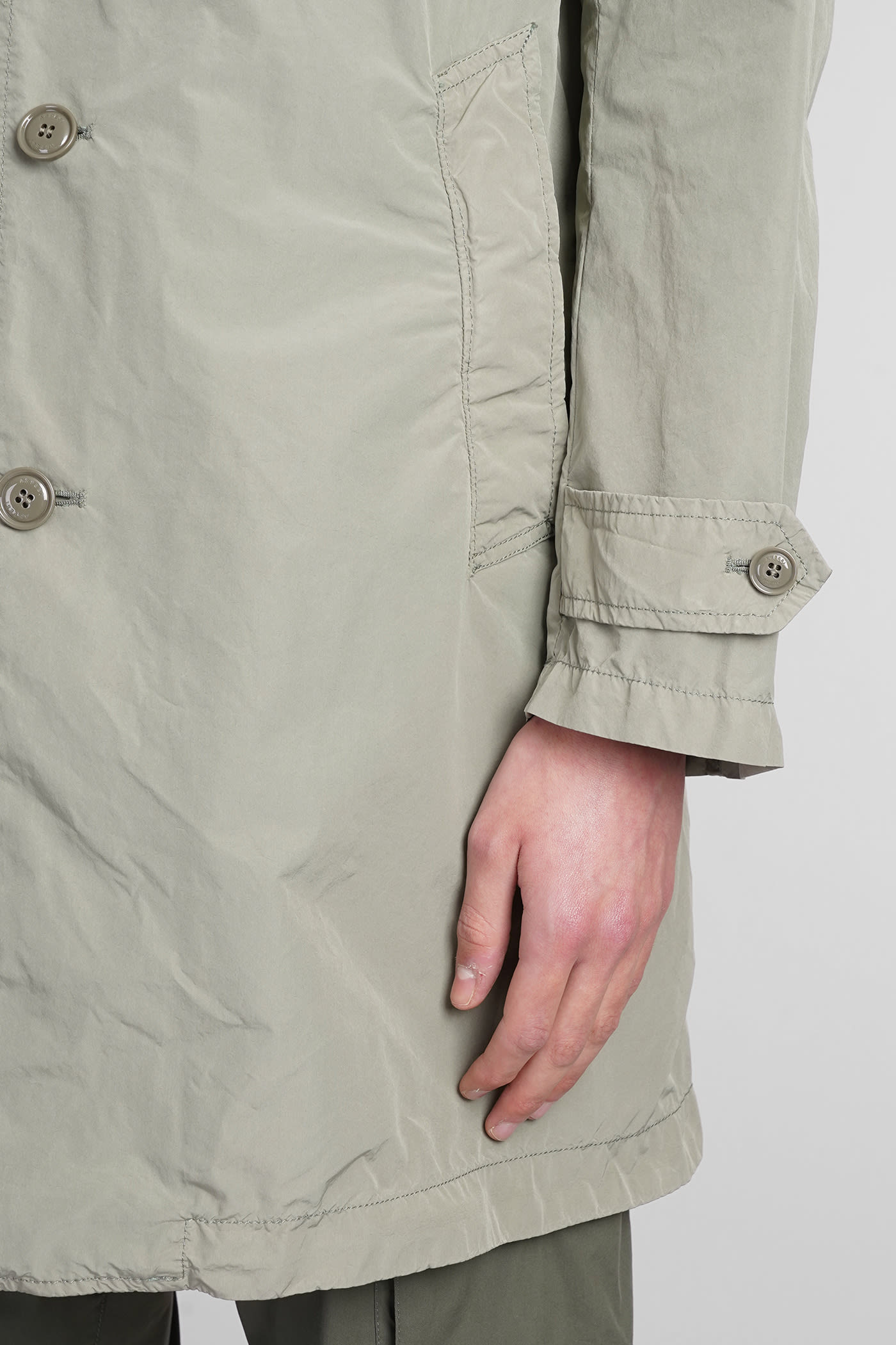 Impermeabile Lemon Coat In Green Polyester