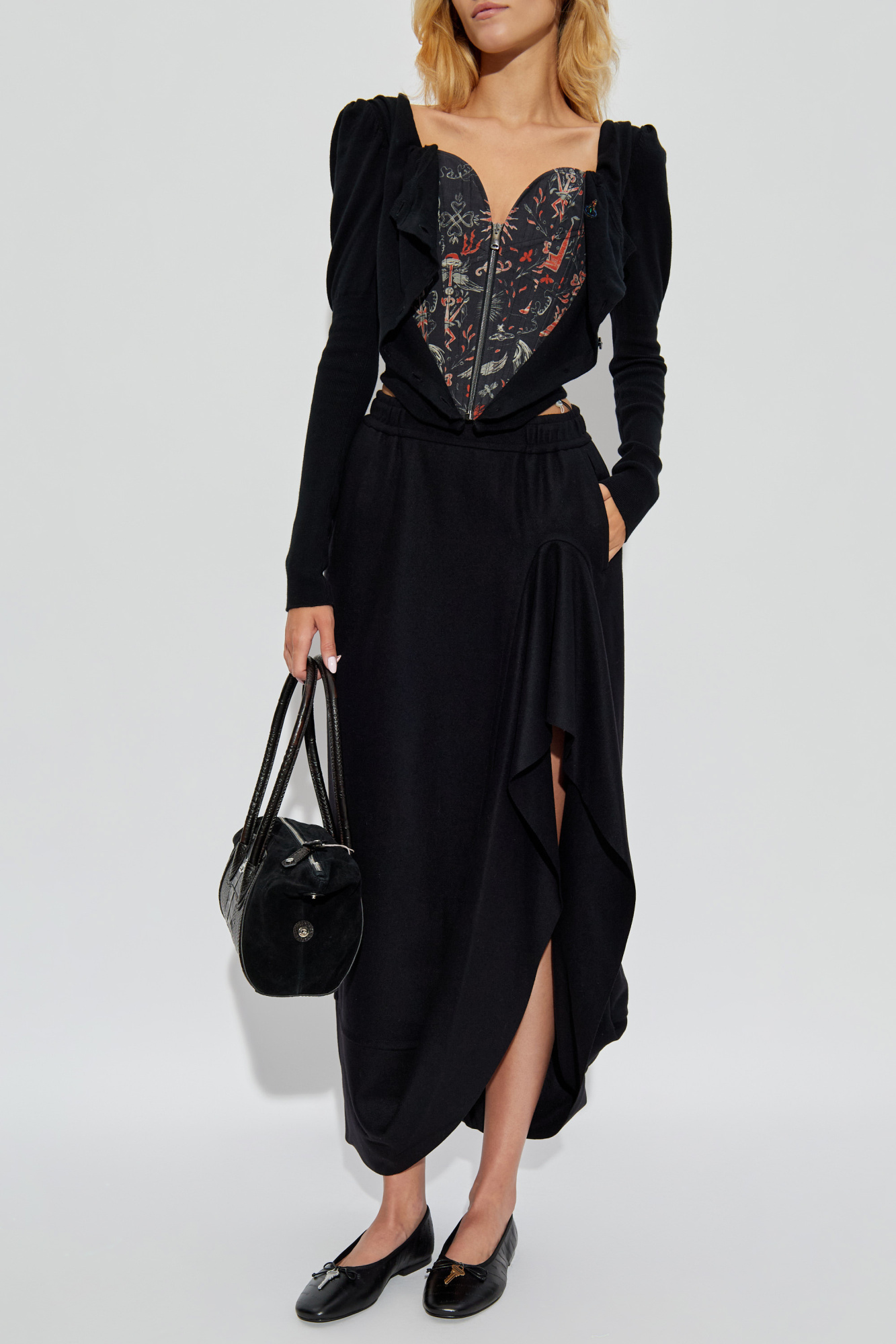 Wool Skirt, Women's, Black