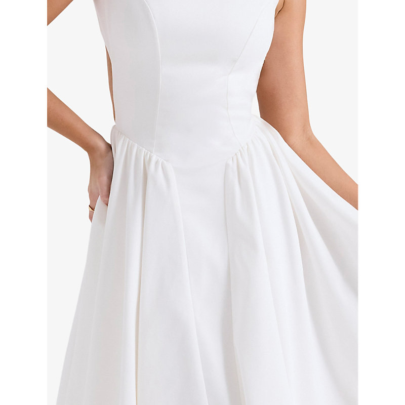 Cindy Cut-out Woven Midi Dress