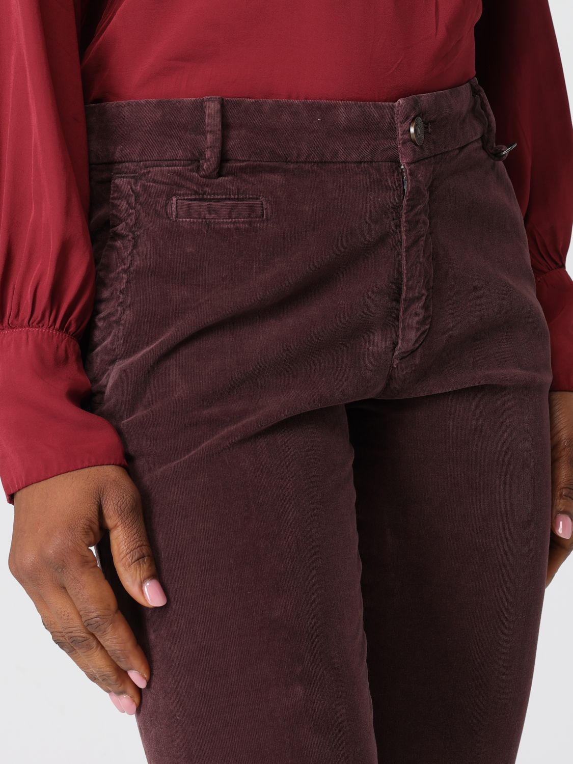 Pants Woman color Brown