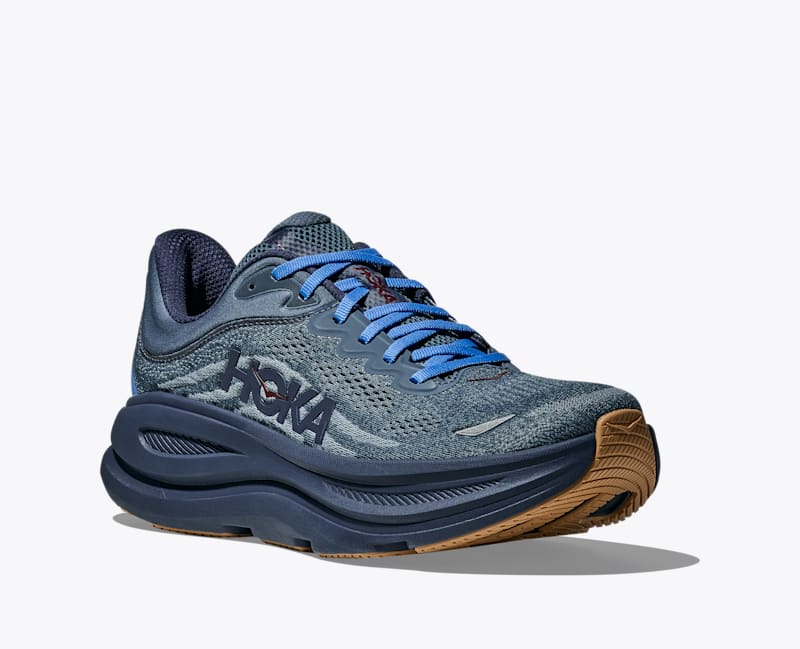 HOKA Men's Bondi 9 Shoes in Faded Navy/Slate Blue