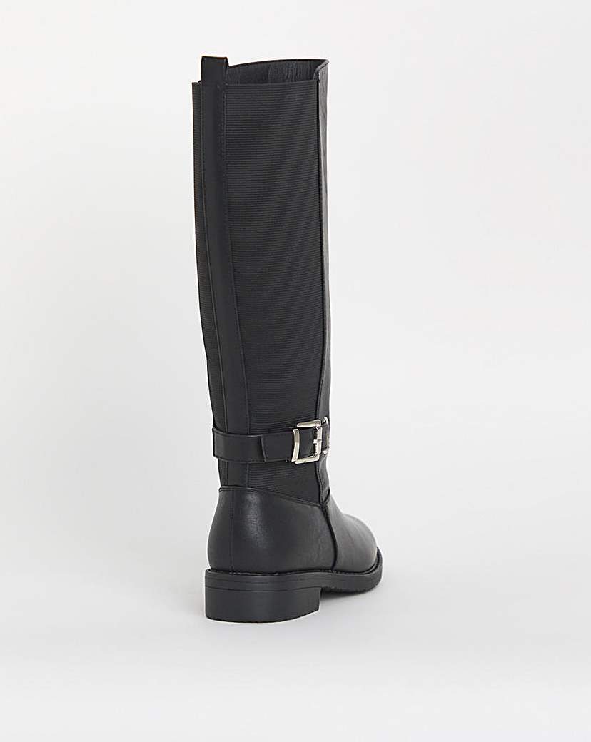 Cushion Walk Elastic Buckle Boot EEE Fit